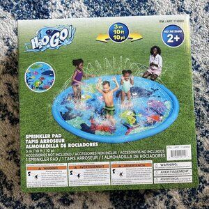 H2OGO! 10ft Sprinkler Splash Pad for Kids – Ocean Theme - NEW